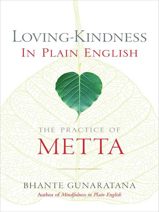 Title details for Loving-Kindness in Plain English by Henepola Gunaratana - Wait list
